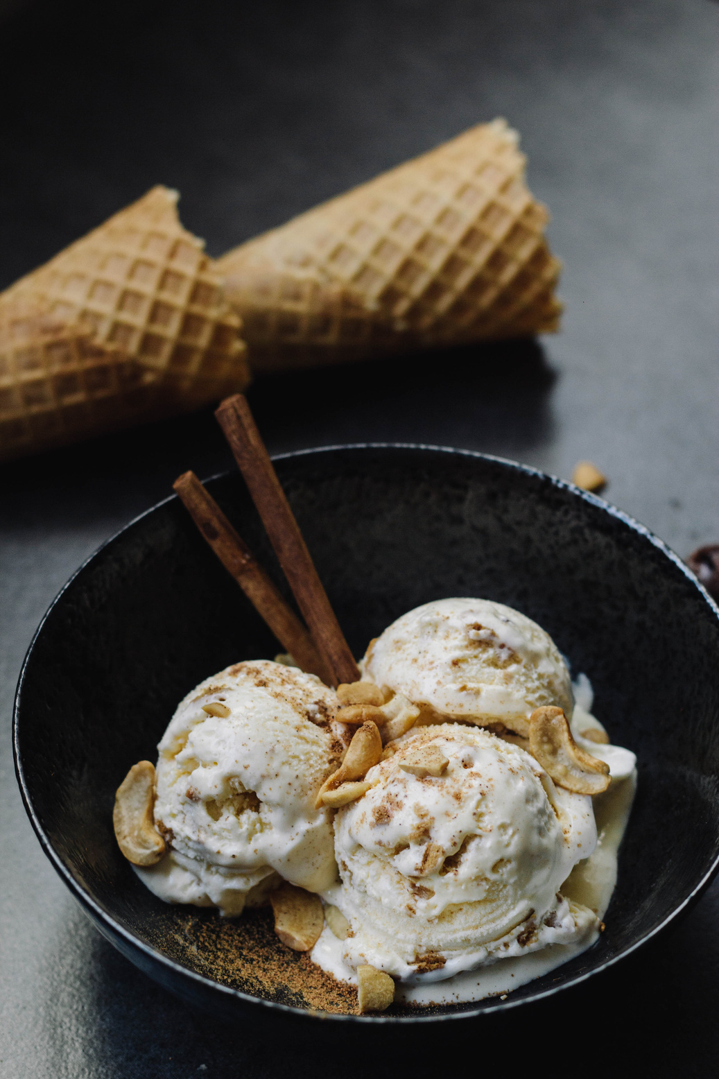 Ice Cream on a Bowl